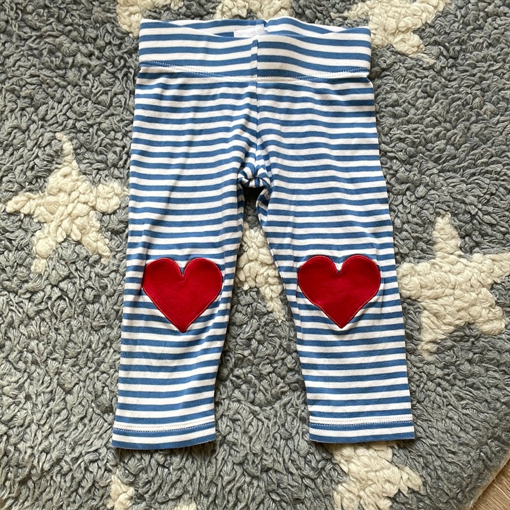 Bella Bliss Heart Knee Leggings - 18 to 24 months